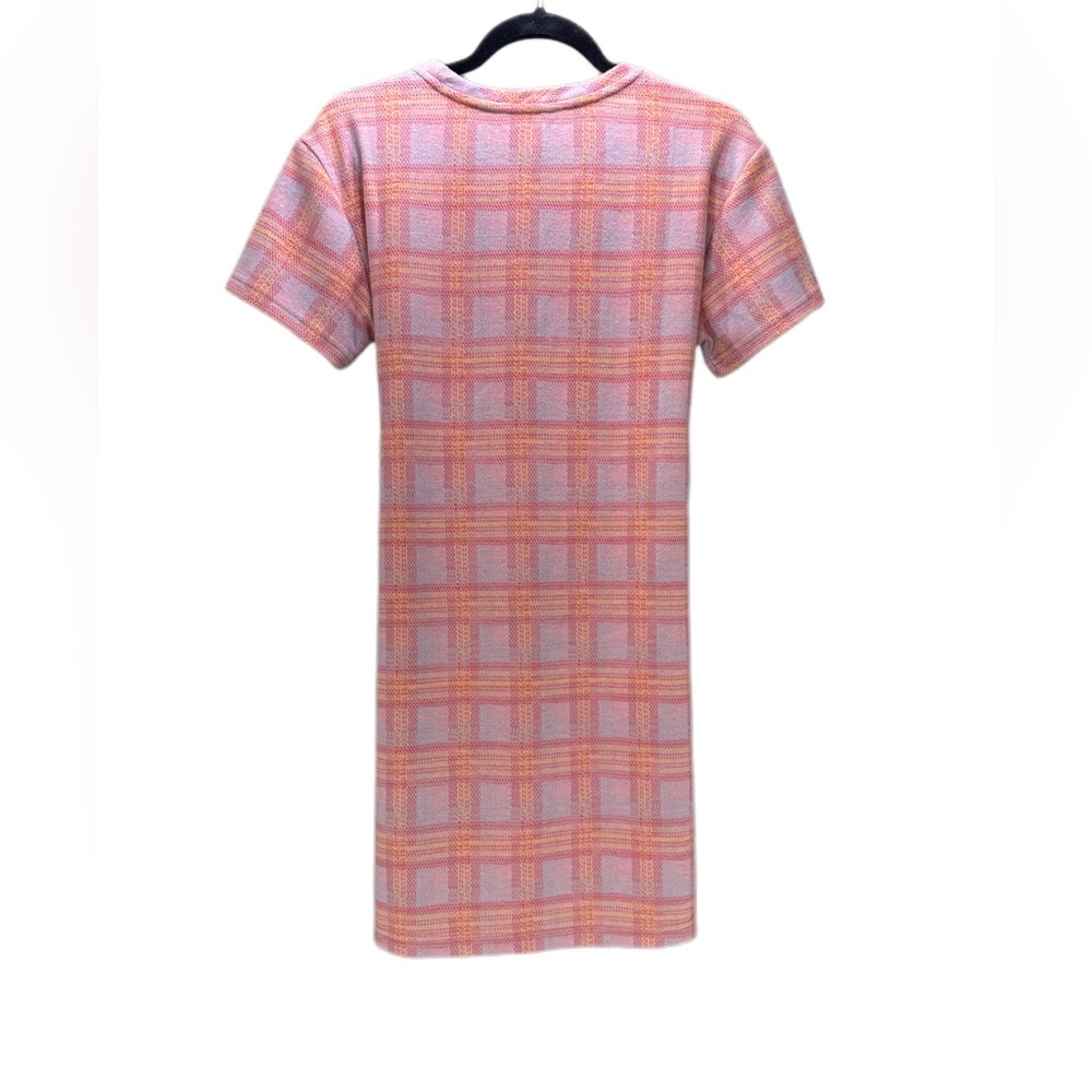Steve Madden Apparel Dresses Preppy Mini Pink Plaid NWT Dress Size Medium